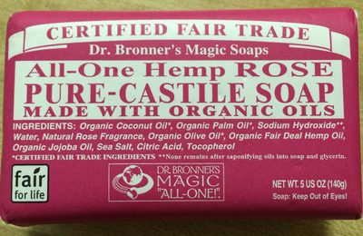 All-One Rose Pure-Castile Bar Soap