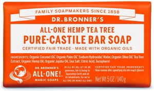 Dr. Bronner's Organic Tea Tree Pure-Castile Soap Bar