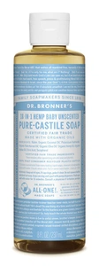 Dr. Bronner's Pure-Castile Liquid Soap- Baby Unscented