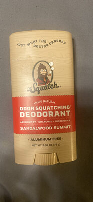 Odor Squatching Deodorant Sandalwood Summit
