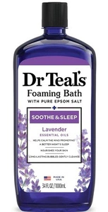 Dr. Teal's Soothe & Sleep Lavender Foaming Bubble Bath