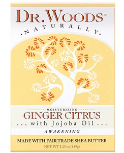 dr woods Bar Soap, Ginger Citrus