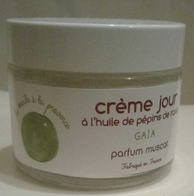 Gaïa : crème jour à l'huile de pépins de raisin parfum muscat