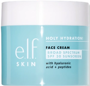 e.l.f. Holy Hydration! Face Cream, Broad Spectrum SPF 30 Sunscreen