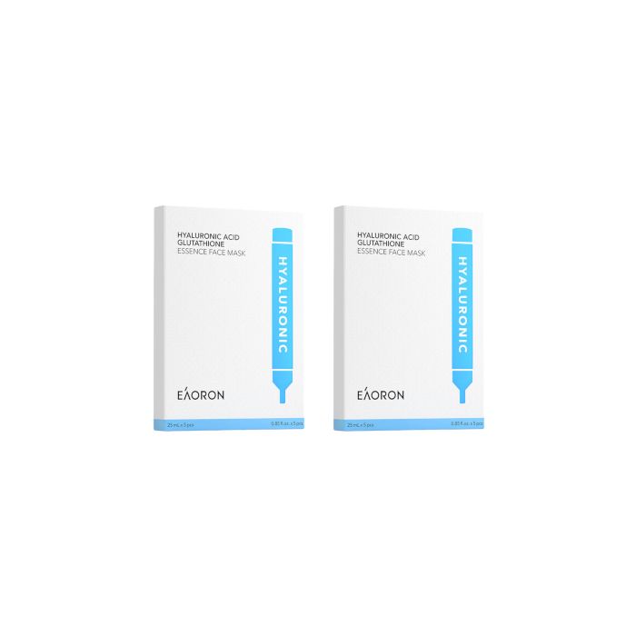 EAORON Hyaluronic Acid Glutathione Essence Face Mask - 10pcs Set