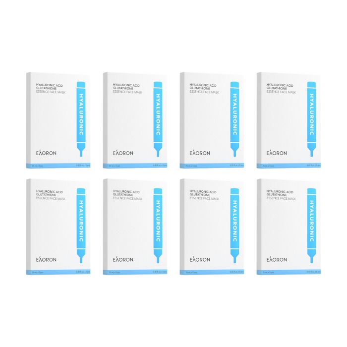 EAORON Hyaluronic Acid Glutathione Essence Face Mask - 40pcs Set