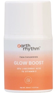 Earth Rhythm Glow Boost Concentrate With 20% L Ascorbic Acid 1% Vitamin E - Liposome Technology