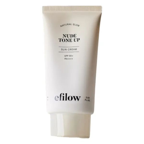 efilow Natural Glow Nude Tone up Sun Cream SPF50+ PA++++ - 60ml