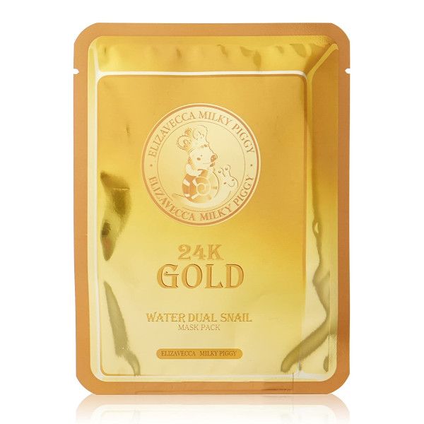 Elizavecca 24K Gold Water Dual Snail Mask Pack - 1pc