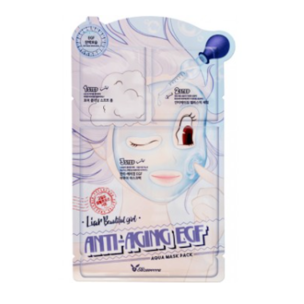 Elizavecca 3-Step Anti-Aging EGF Mask Pack - 1pc