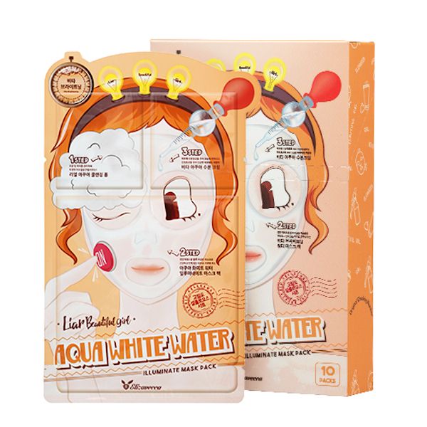 Elizavecca 3-Step Aqua White Water Illuminate Mask Pack