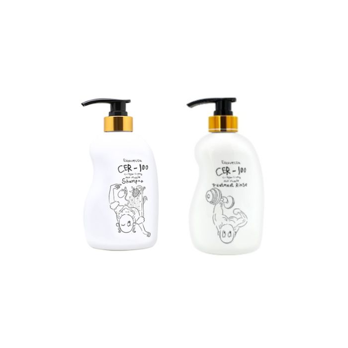 Elizavecca CER-100 Collagen Coating Hair Muscle Shampoo Set