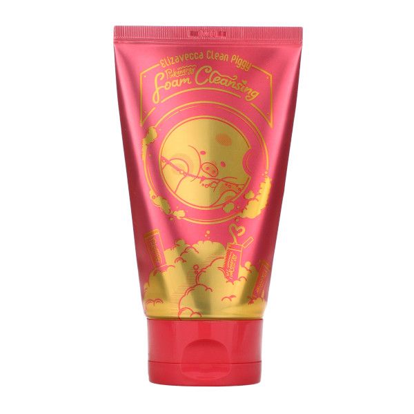 Elizavecca Clean Piggy Pink Energy Foam Cleansing - 120ml