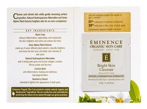 Eminence Organic Bright Skin Cleanser