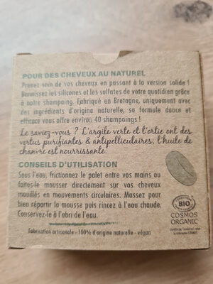 shampooing solide sentier vert