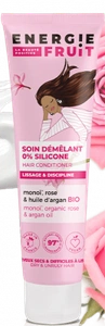 Energie Fruit Soin Démêlant Lissant 0% Silicones Huile De Monoï Rose & Huile D'argan Bio