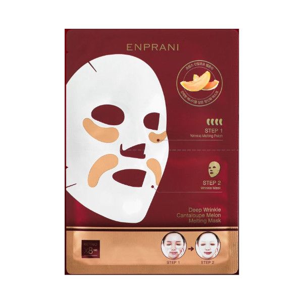 ENPRANI Retinoeight X8 Deep Wrinkle Cantaloupe Melon Melting Mask - 1pc