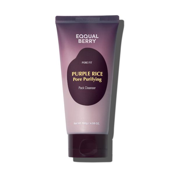 EQQUALBERRY Purple Rice Pore Purifying Pack Cleanser - 130g