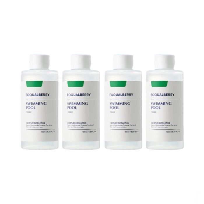 EQQUALBERRY Swimming Pool Daily Facial Toner - 155ml (4ea) Set