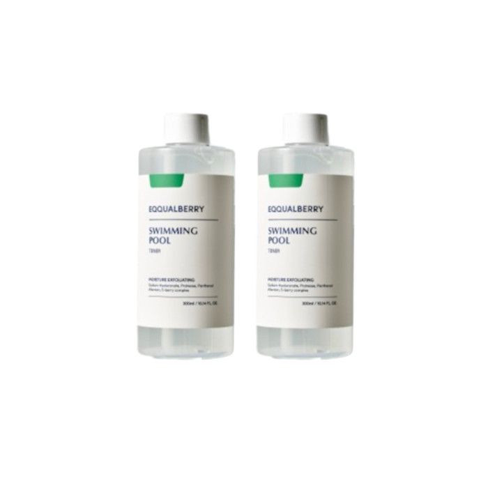 EQQUALBERRY Swimming Pool Daily Facial Toner - 300ml (2ea) Set