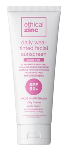 Ethical Zinc SPF50+ Daily Wear Tinted Facial Sunscreen - Light Tint