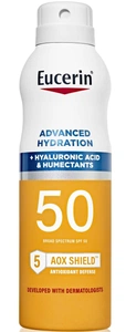 Eucerin Advanced Hydration SPF 50 Sunscreen Spray