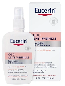 Eucerin Q10 Anti-wrinkle Face Lotion SPF 15, For Sensitive Skin
