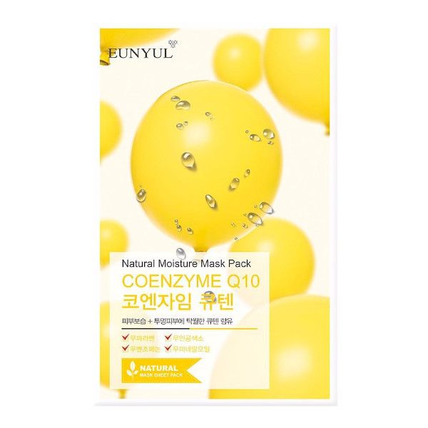 EUNYUL Natural Moisture Mask Pack - Coenzyme Q10 - 1pc