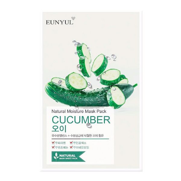 EUNYUL Natural Moisture Mask Pack - Cucumber - 1pc