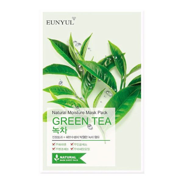EUNYUL Natural Moisture Mask Pack - Green Tea - 1pc