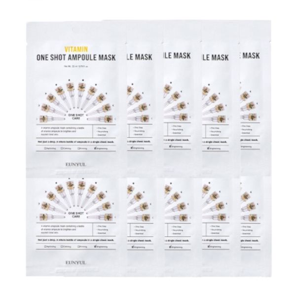 EUNYUL Vitamin One Shot Ampoule Mask - 10pcs