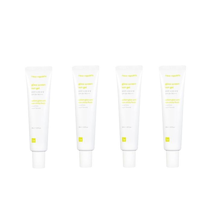 face republic Glow Screen Sun Gel - 40ml (4ea) Set
