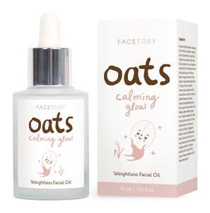 Facetory Oats Calming Glow Weightless Facial Oil