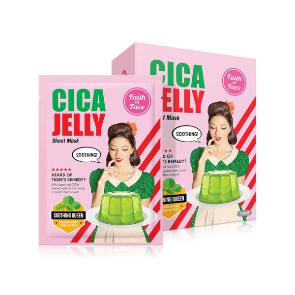 Faith in Face Cica jelly sheet mask -7 pcs