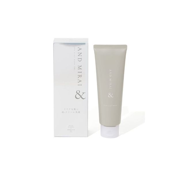 Fancl AND MIRAI Anti-Blue Light Series Spa Clay Wash - 120g
