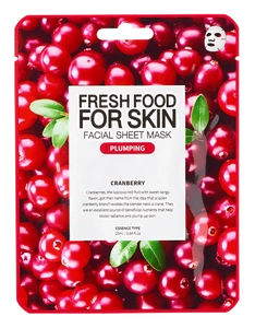 Farm Skin Fresh Food For Skin Facial Sheet Mask Cranberry:Plumping