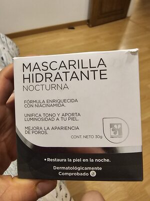 Mascarilla hidratante nocturna