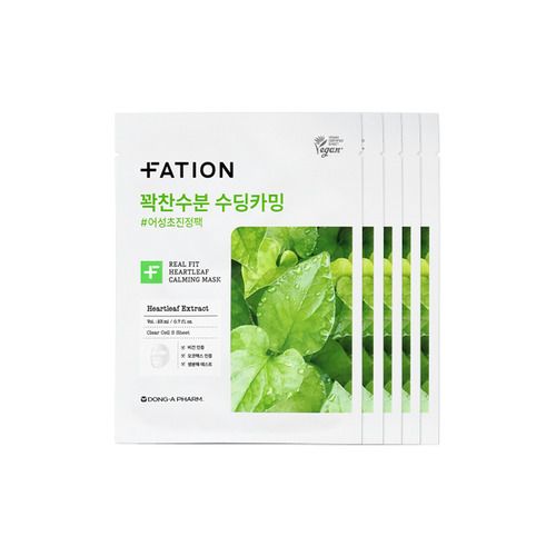 FATION Real Fit Heartleaf Calming Mask - 5pcs