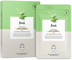 find. Sheet Mask Anti Stress with Aloe Vera and Atlantic Algae