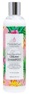 Flora & Curl Organic Rose & Honey Cream Shampoo