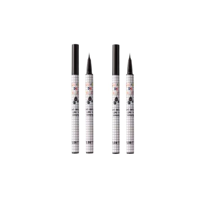 Flortte Salade De Fruits Liquid Eyeliner - 0.5ml - 01 Sesame (2ea) Set