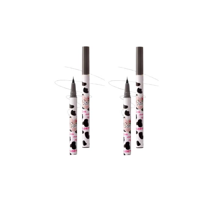Flortte Wow So Light Eyeline Silkwormpen - 0.55ml - 01 Grey (2ea) Set