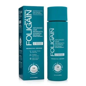 Foligain Advanced Hair Regrowth Shampoo with 2% Minoxidil & 2% Trioxidil