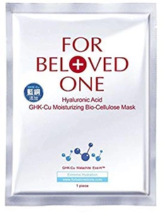 For Beloved One Hyaluronic Acid GHK-Cu Moisturizing Bio-Cellulose Mask