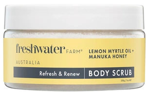 Freshwater Farm Lemon Myrtle Oil + Manuka Honey Body Scrub