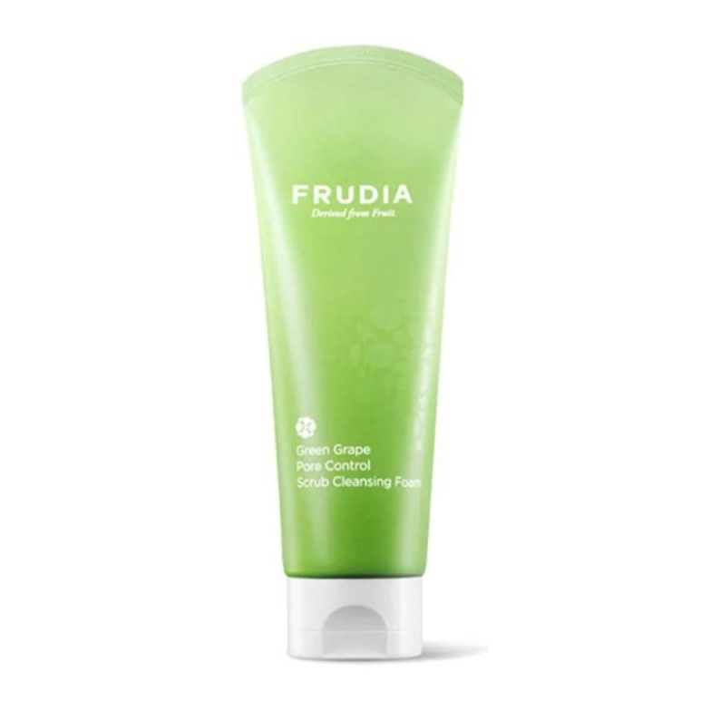 FRUDIA Green Grape Pore Control Scrub Cleansing Foam - 145ml