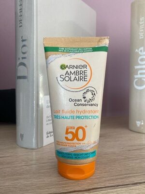 Ambre solaire lait fluide hydratant très haute protection