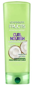 Garnier Fructis Curl Nourish Paraben-Free Conditioner Infused With Coconut Oil And Glycerin