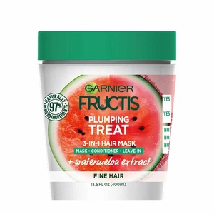 Garnier Fructis Plumping Treat 3-In-1 Hair Mask + Watermelon Extract