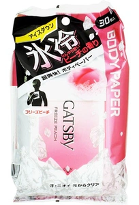 Gatsby Body Wipes Freeze Peach